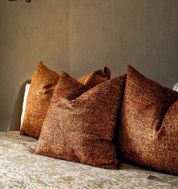 Crimson Earth Cushion Set