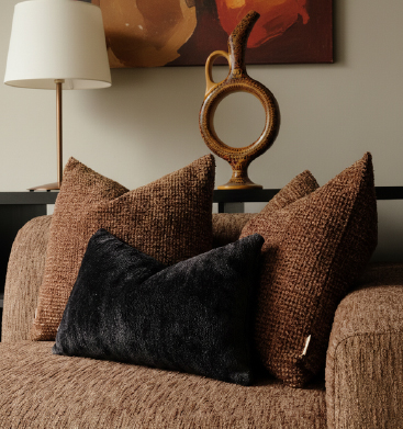 Earth & Night Blue Cushion Set