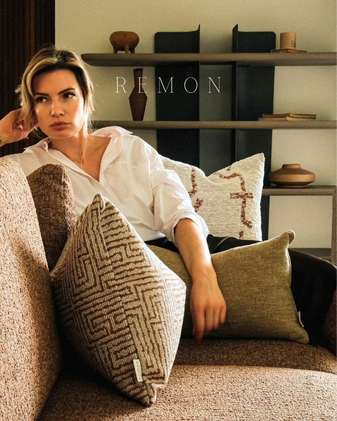 Remon Home Atelier Textiles in Architectural Setting