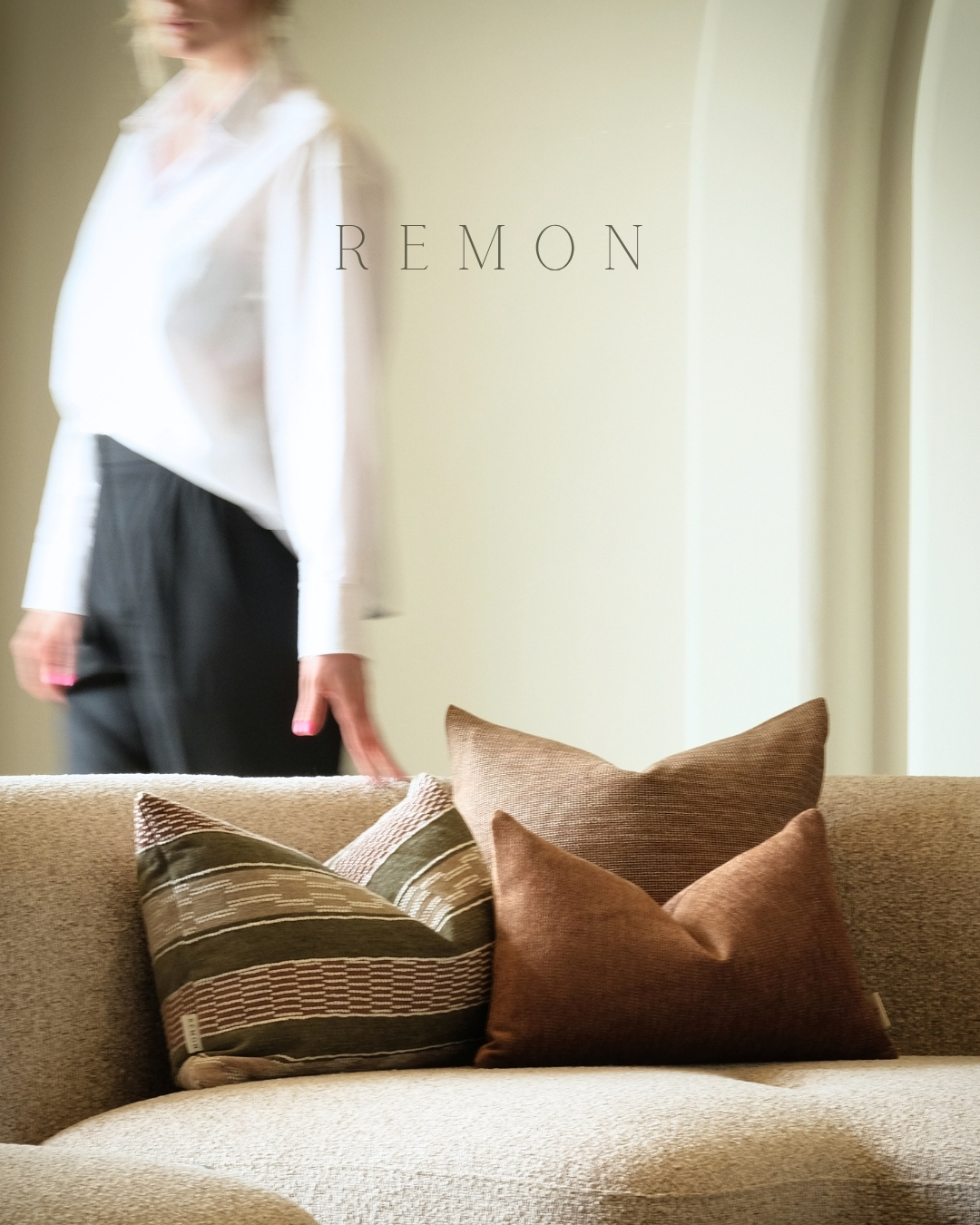 Remon Home Atelier Textiles in Architectural Setting